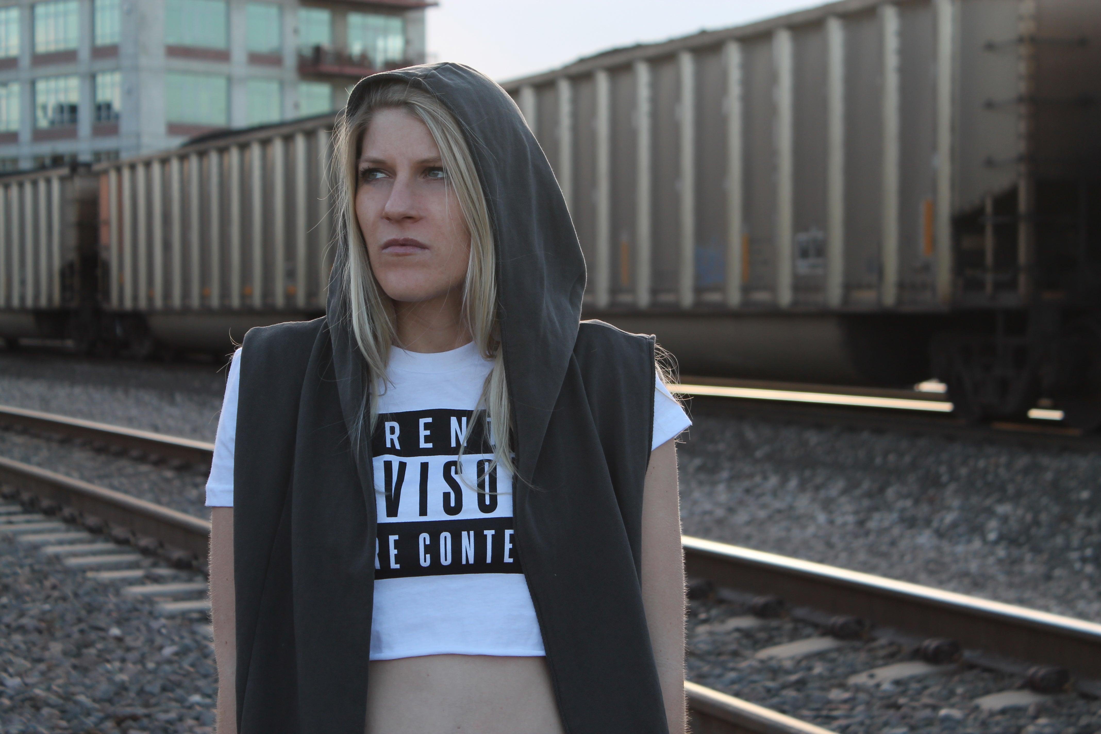 Hooded 3/4 Vest