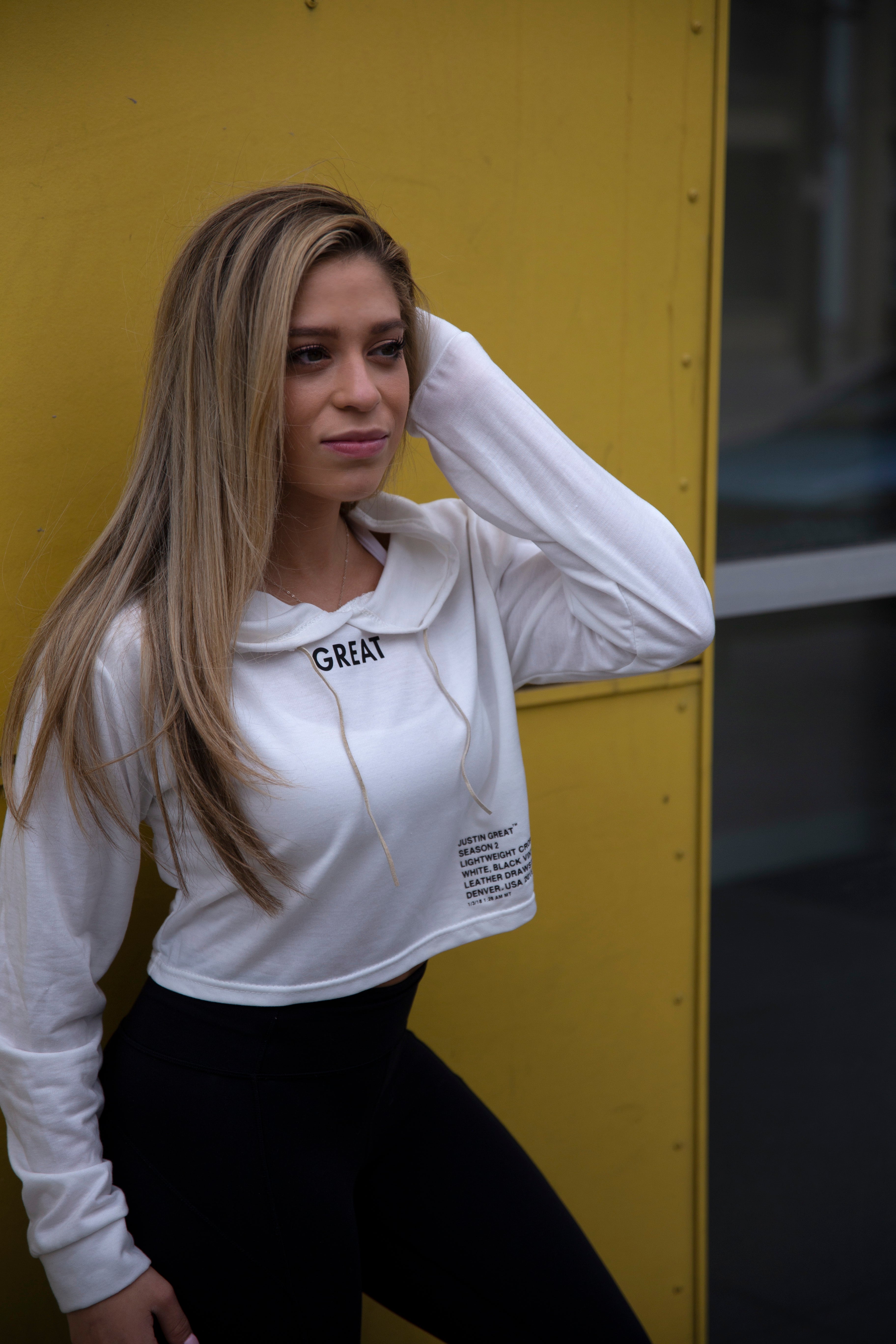 Lightweight Crop Hoodie