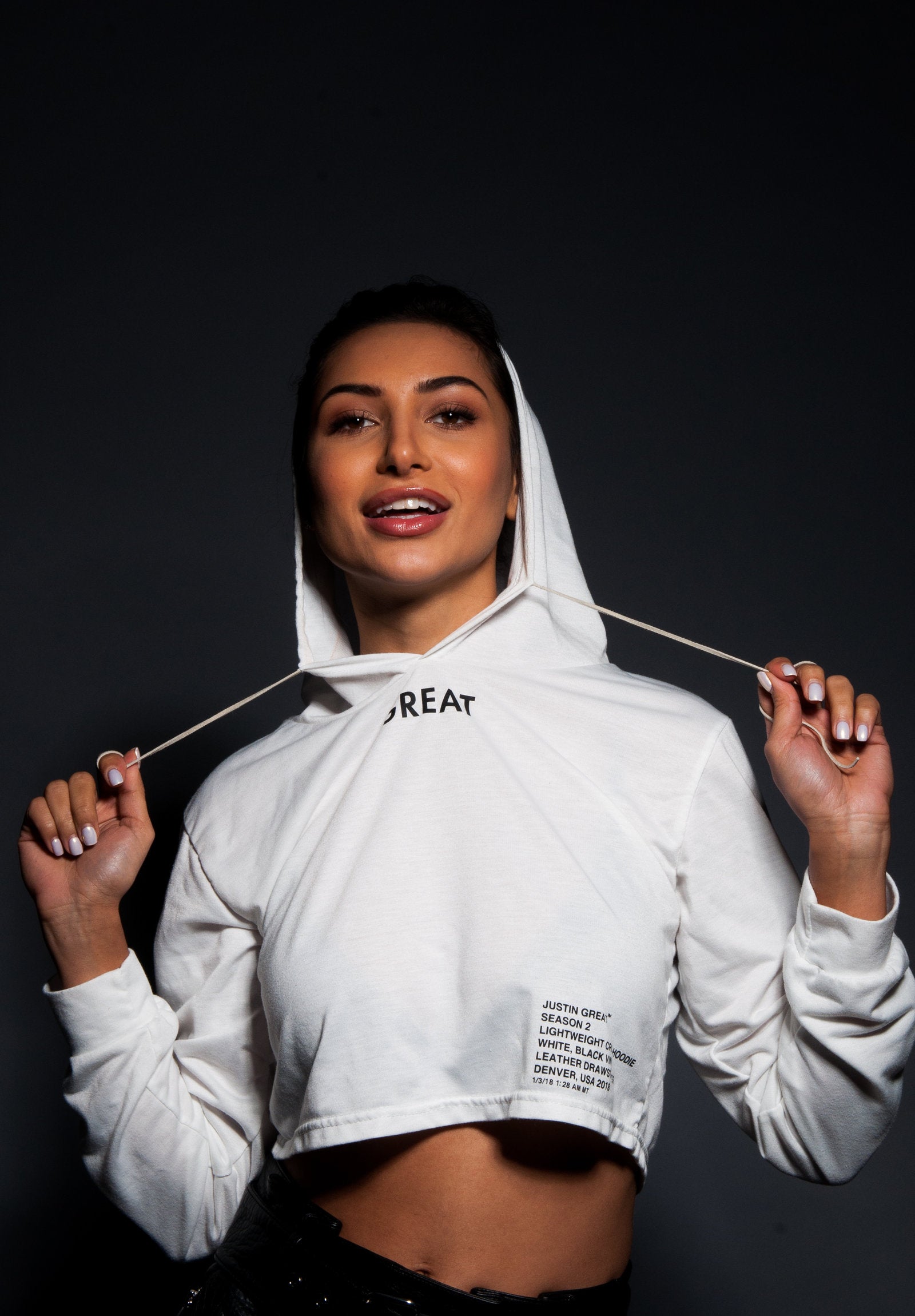 Lightweight Crop Hoodie