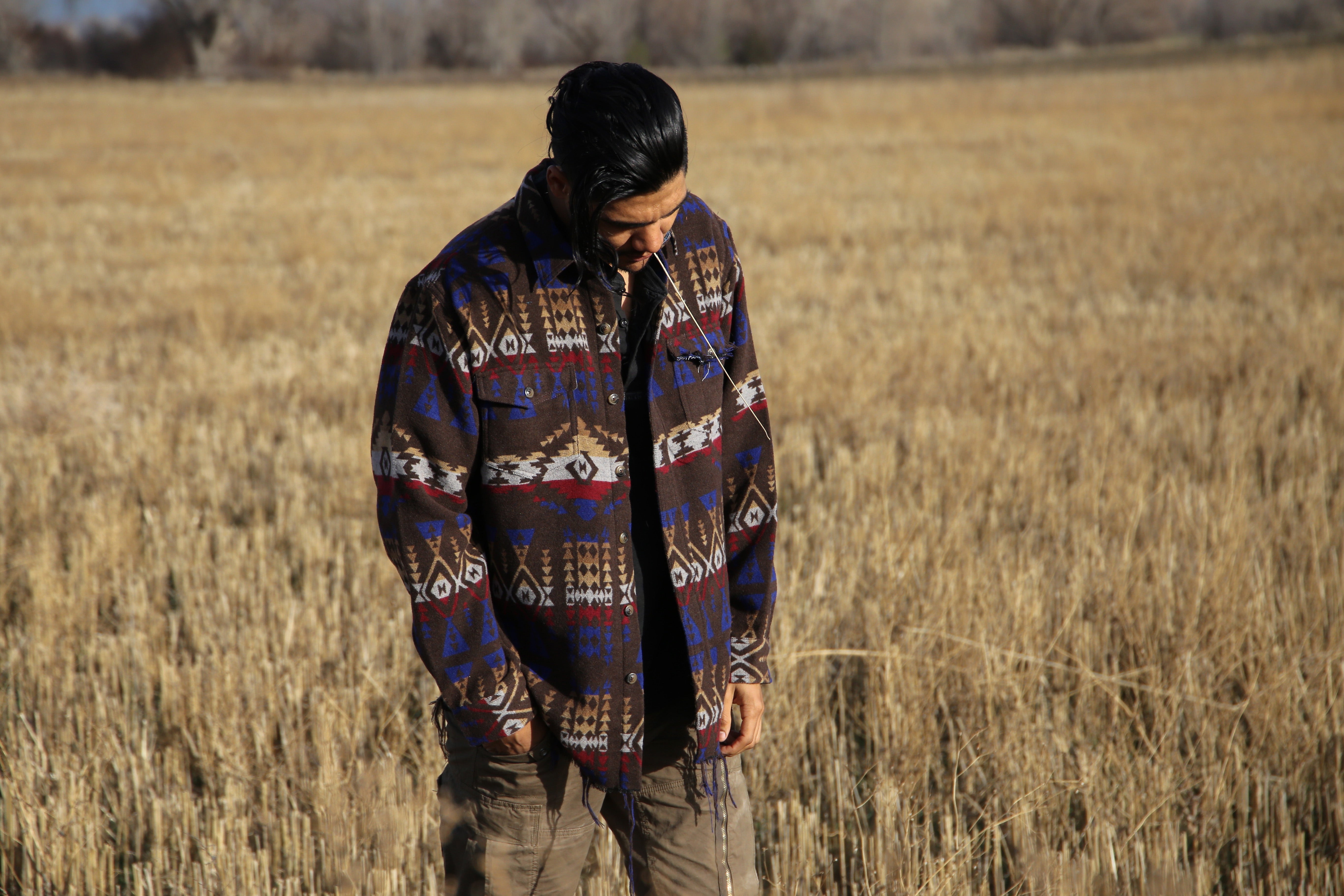 Southwestern Overshirt - Brown