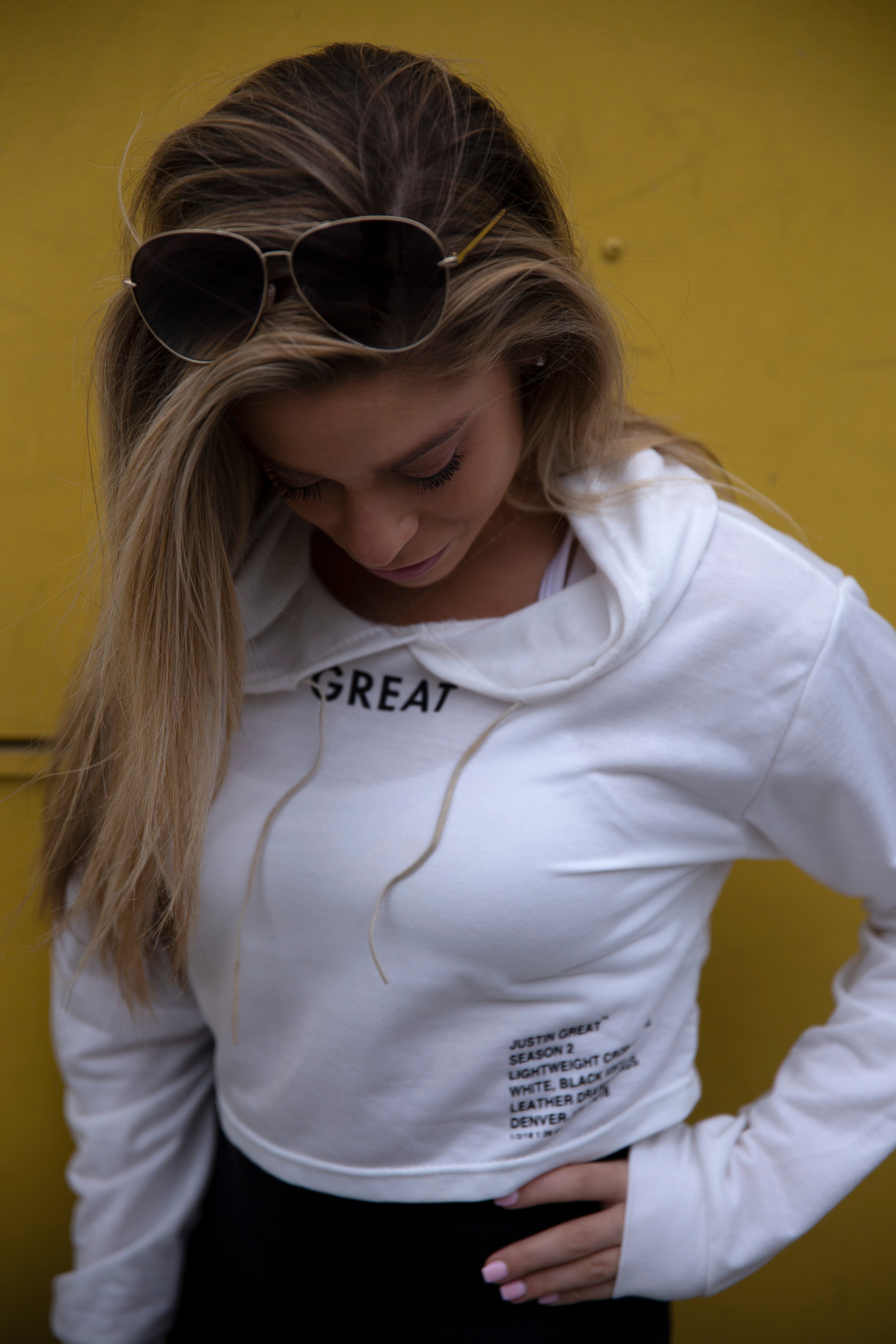 Lightweight Crop Hoodie