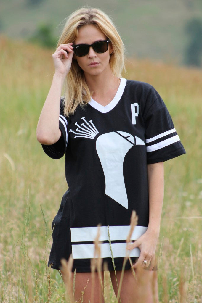 Oversized Peacock Jersey