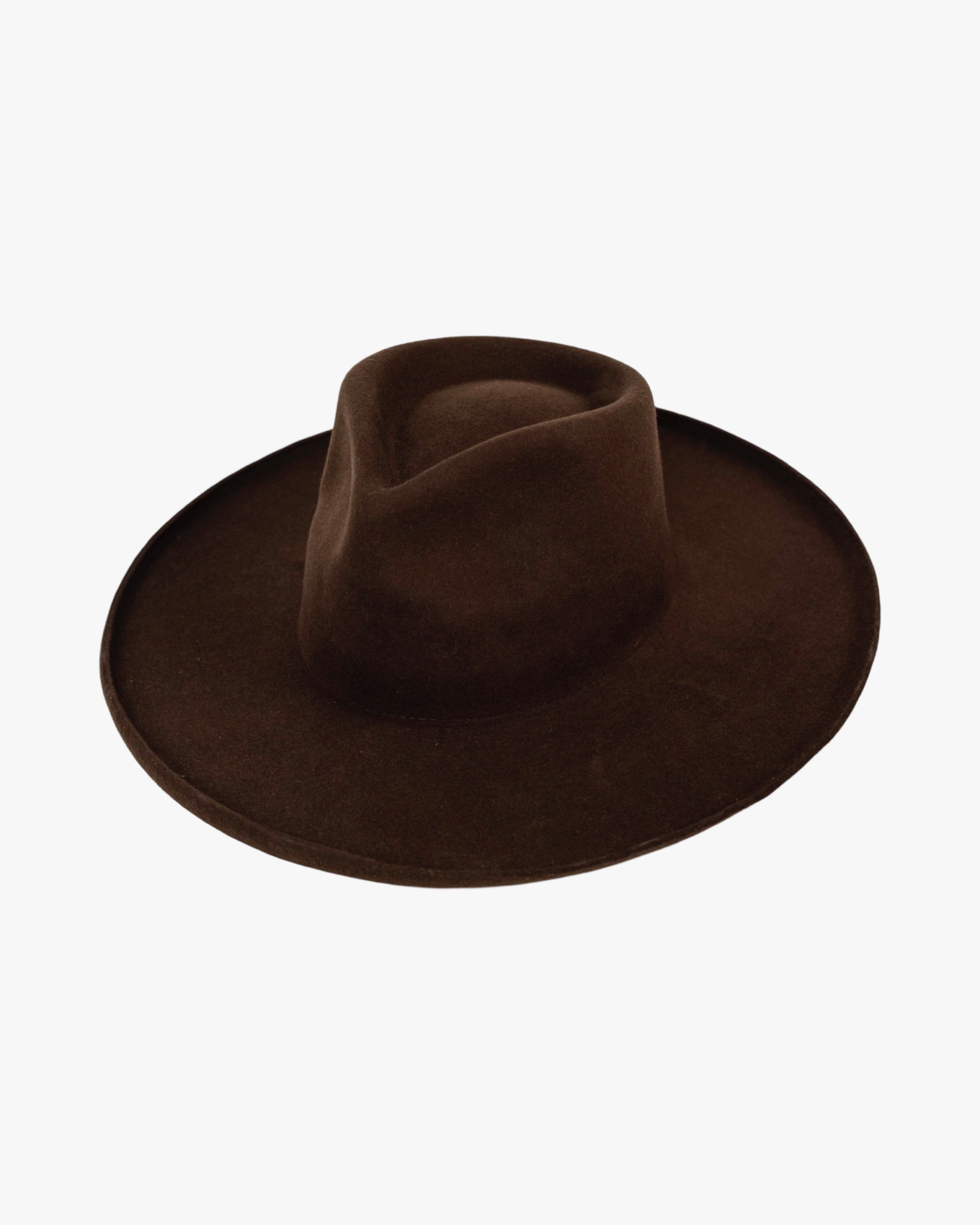 Pecos Pencil Brim Hat - Chocolate