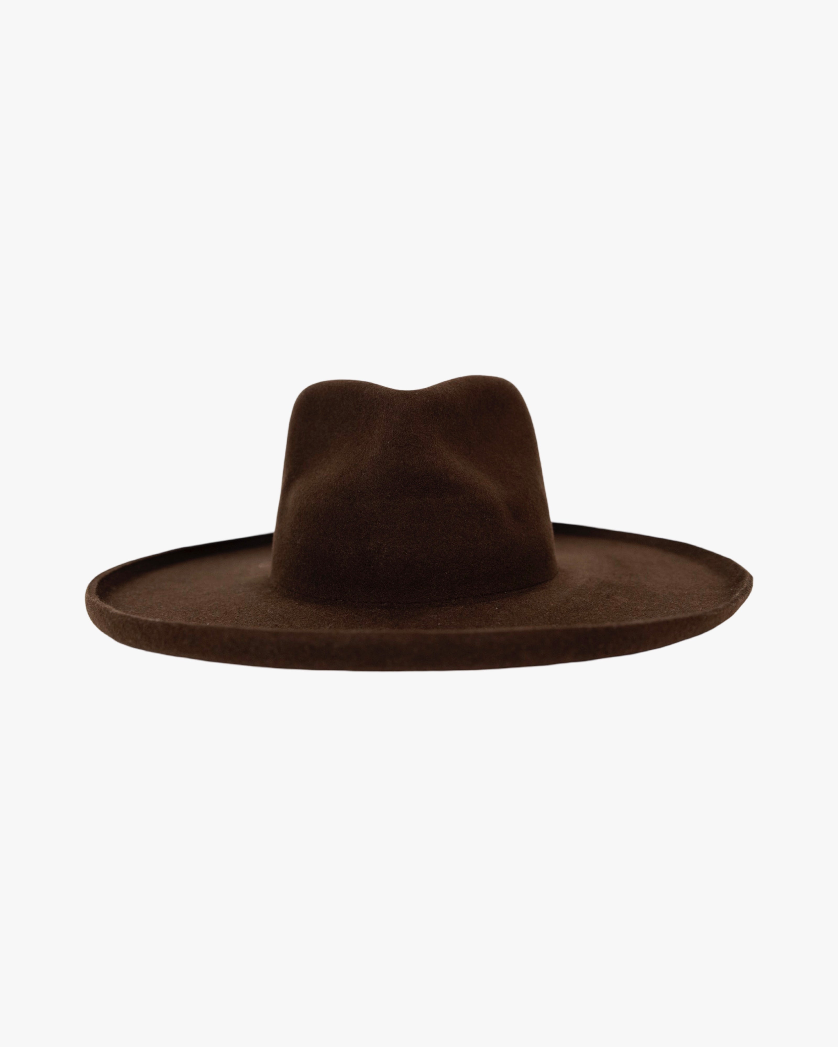 Pecos Pencil Brim Hat - Chocolate
