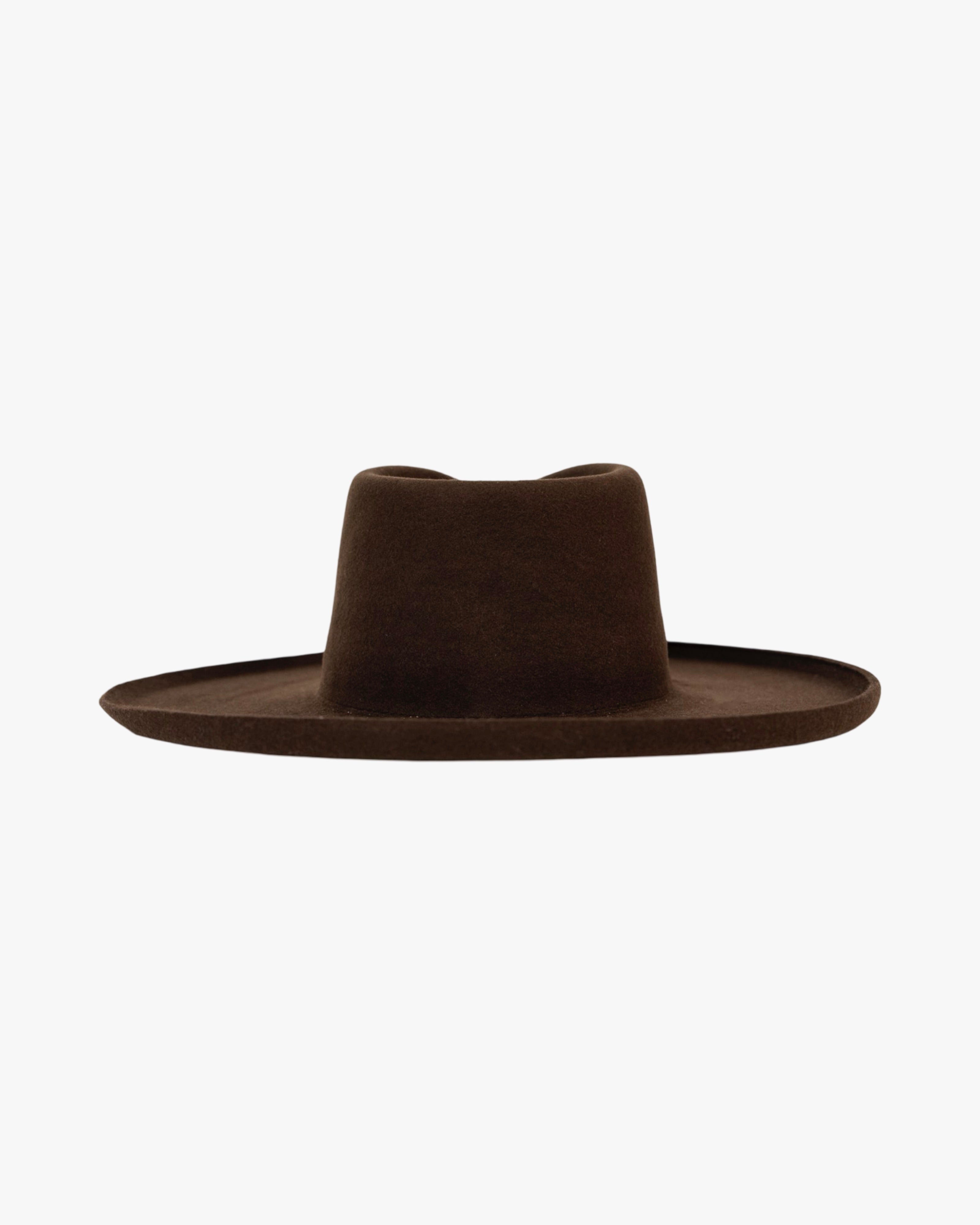 Pecos Pencil Brim Hat - Chocolate