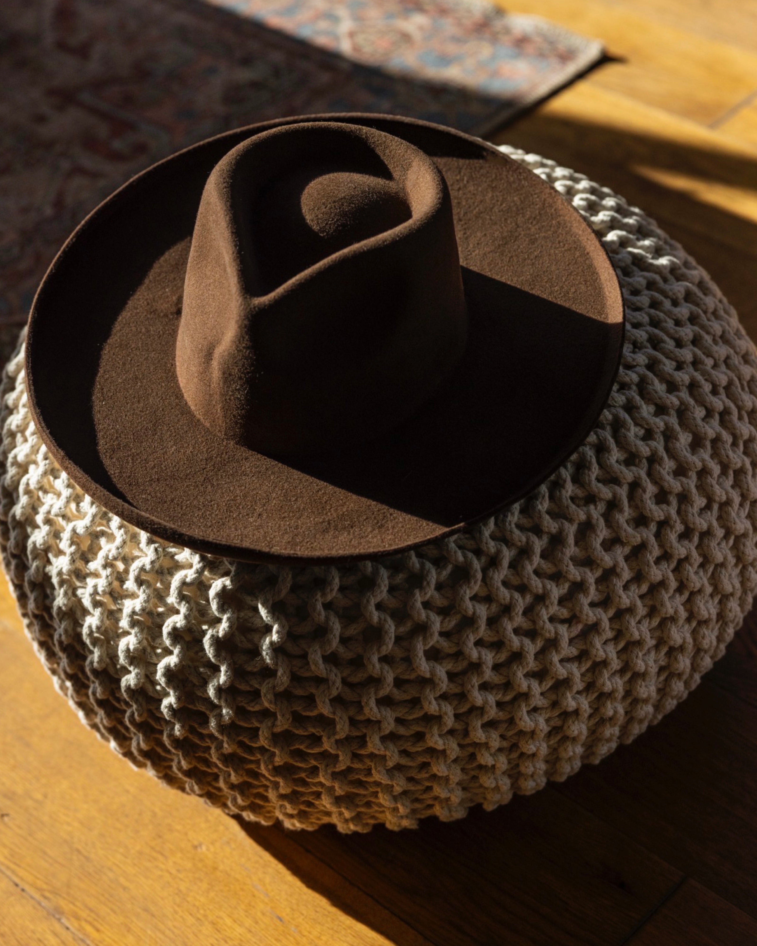 Pecos Pencil Brim Hat - Chocolate