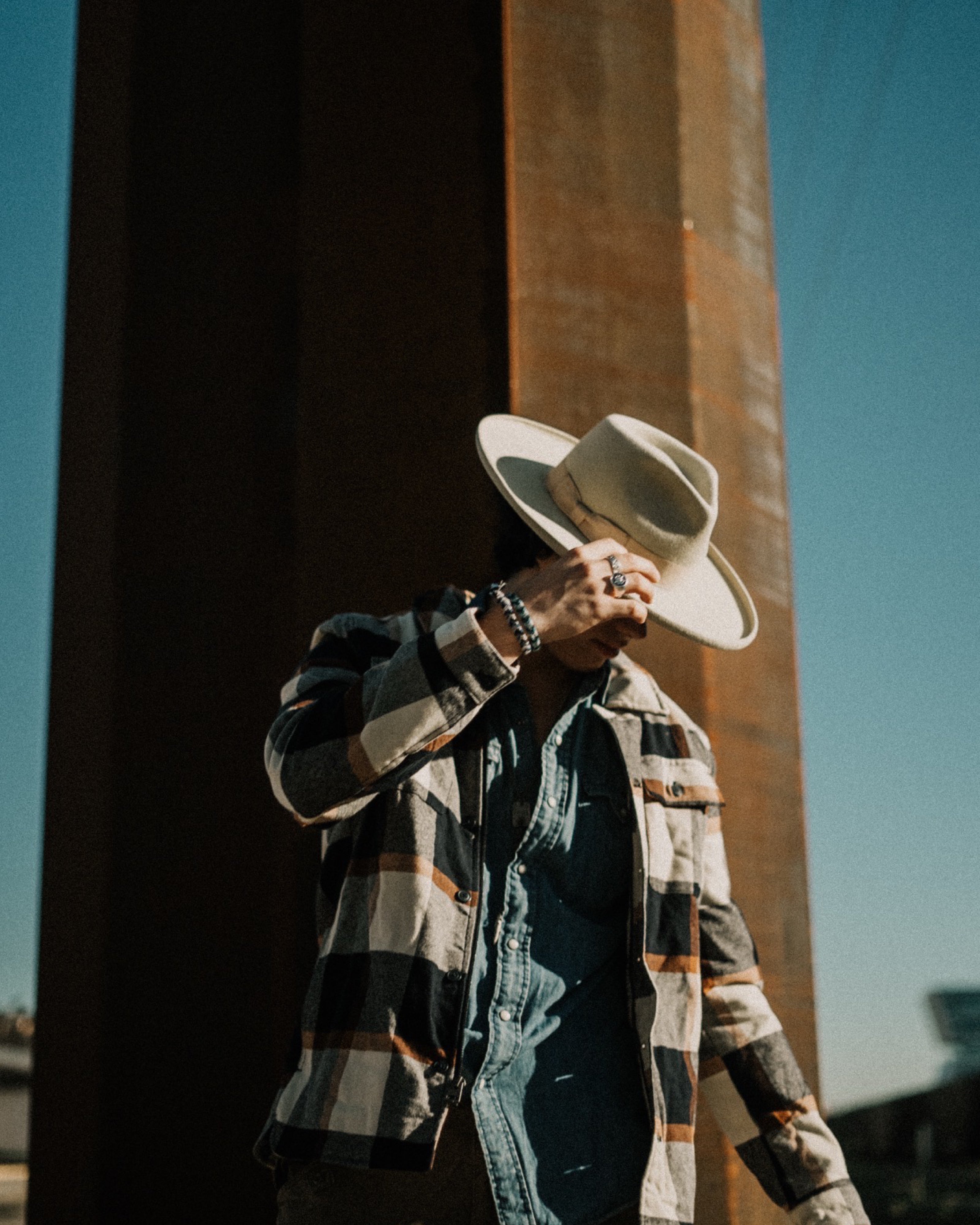 Pecos Pencil Brim Hat - Off White