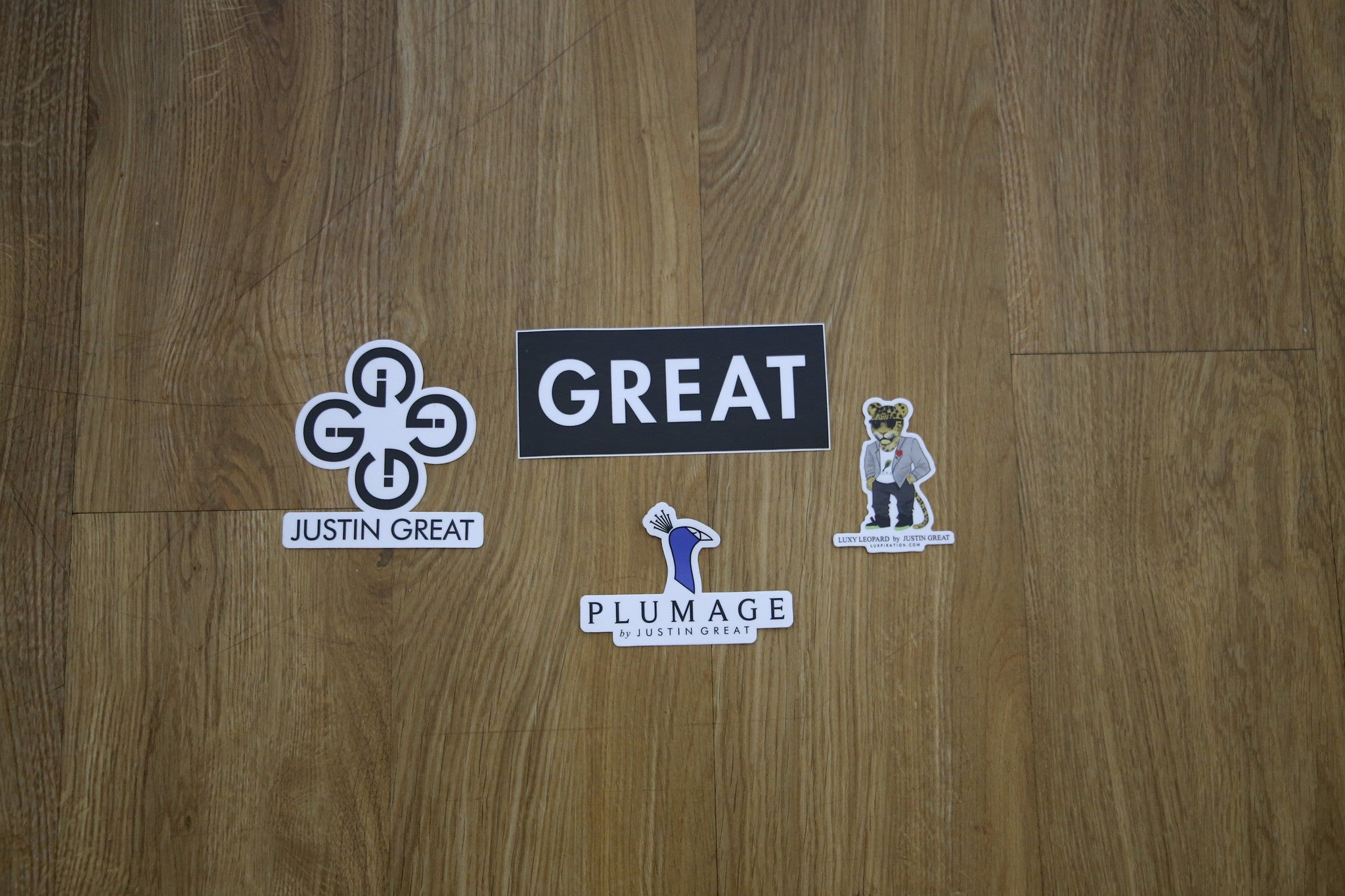 JUSTIN GREAT ASSORTED STICKERS