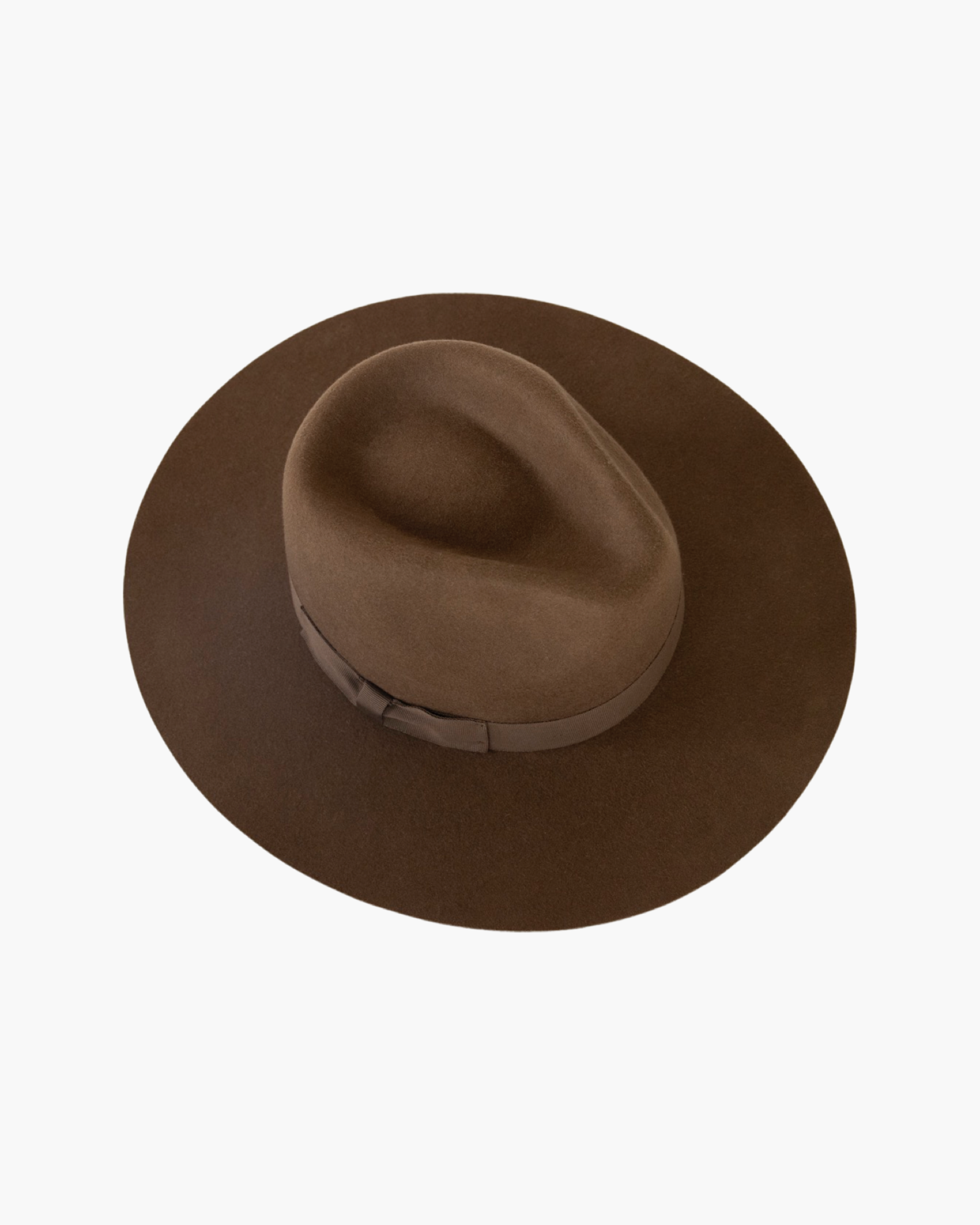 Rancher Wide Brim Hat - Chocolate