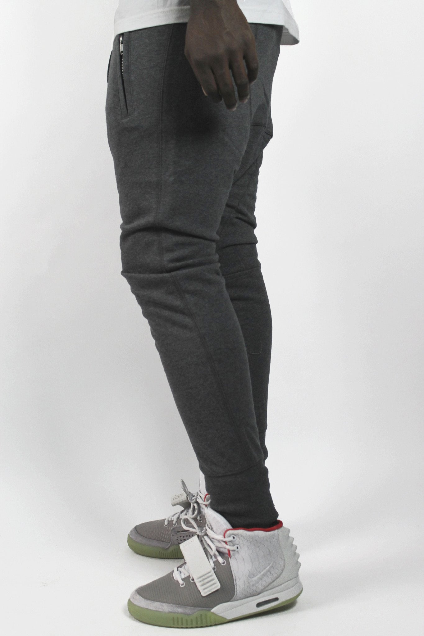 Semi Drop Crotch Jogger - Grey