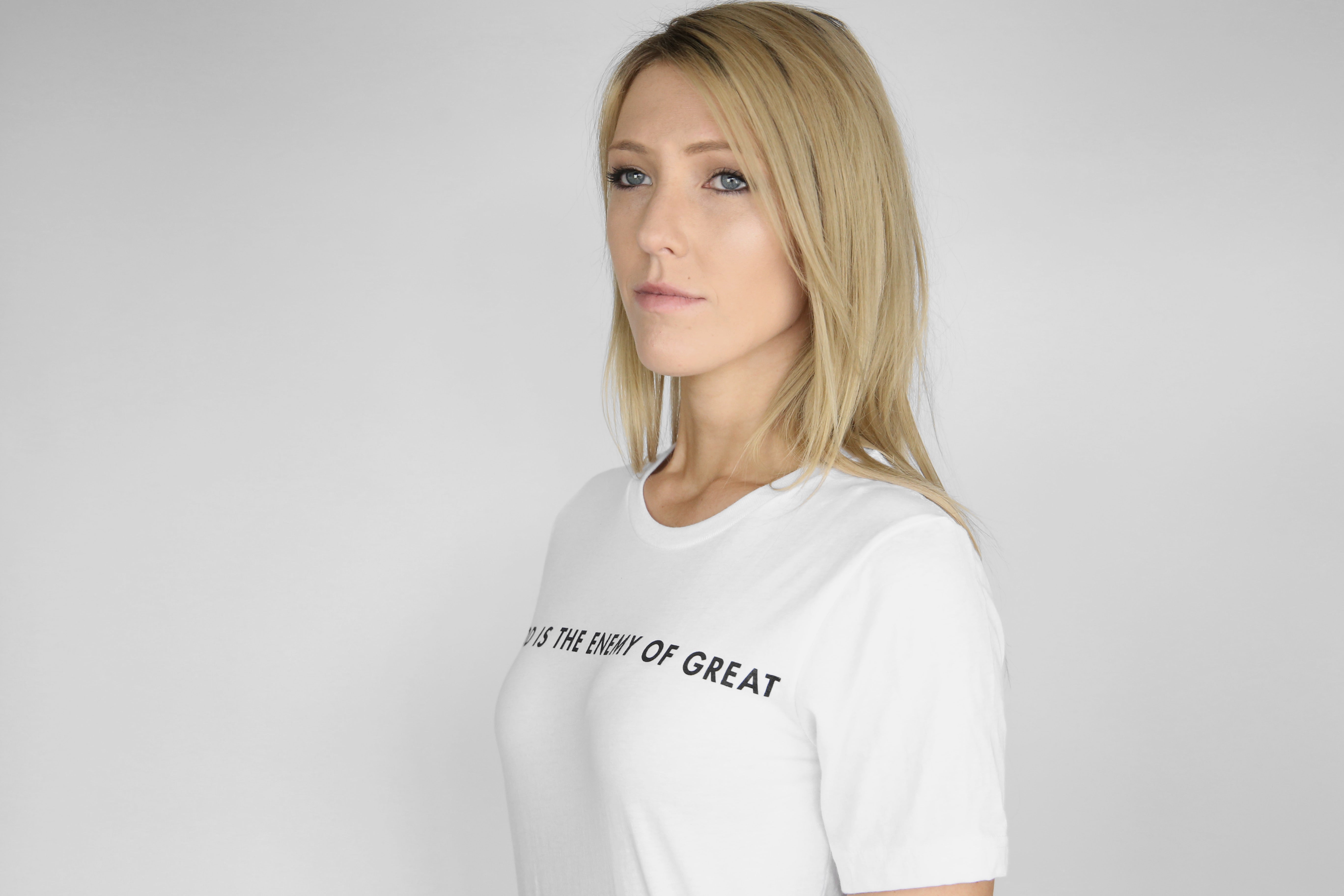 Womens Good Is The Enemy Tee