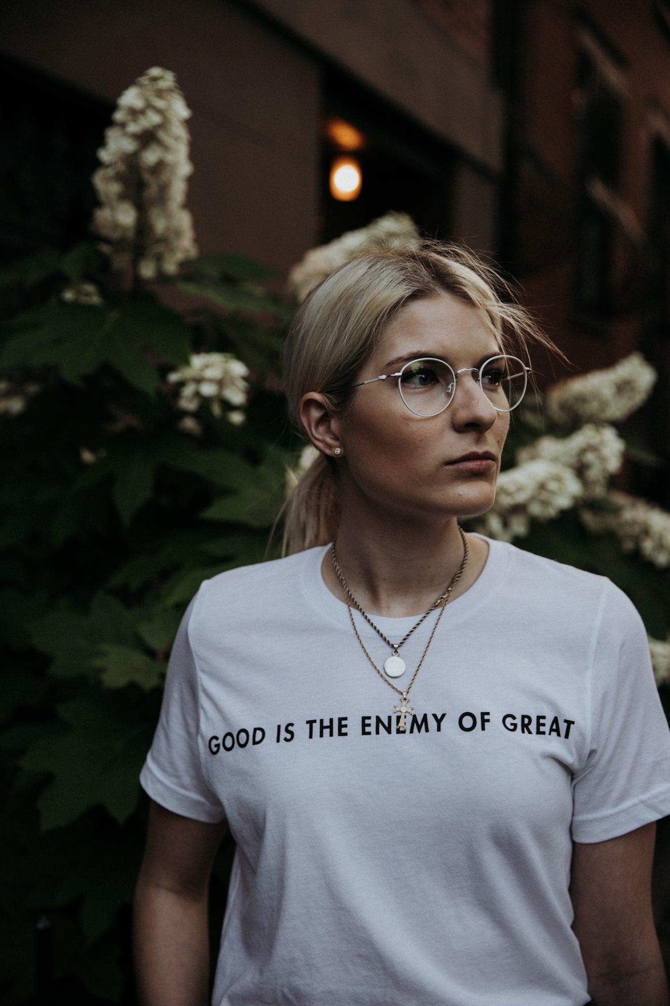 Womens Good Is The Enemy Tee